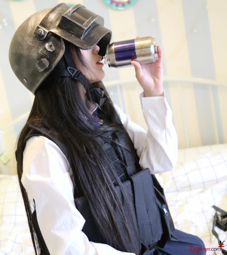 绝地求生美女真人吃鸡装扮CosPlay美图373