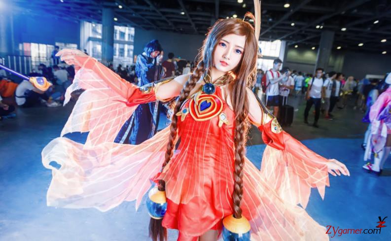 王者荣耀美女玩家COS大乔很美很仙373